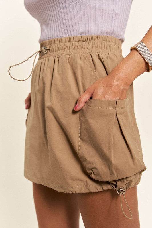 ADORA Drawstring Skort with Pockets - Shop Style & More | Fresh Looks, Everyday Deals & Free Shipping