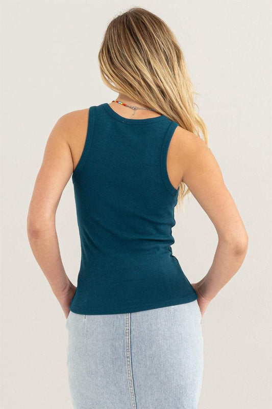 HYFVE Ribbed Round Neck Tank - Shop Style & More | Fresh Looks, Everyday Deals & Free Shipping