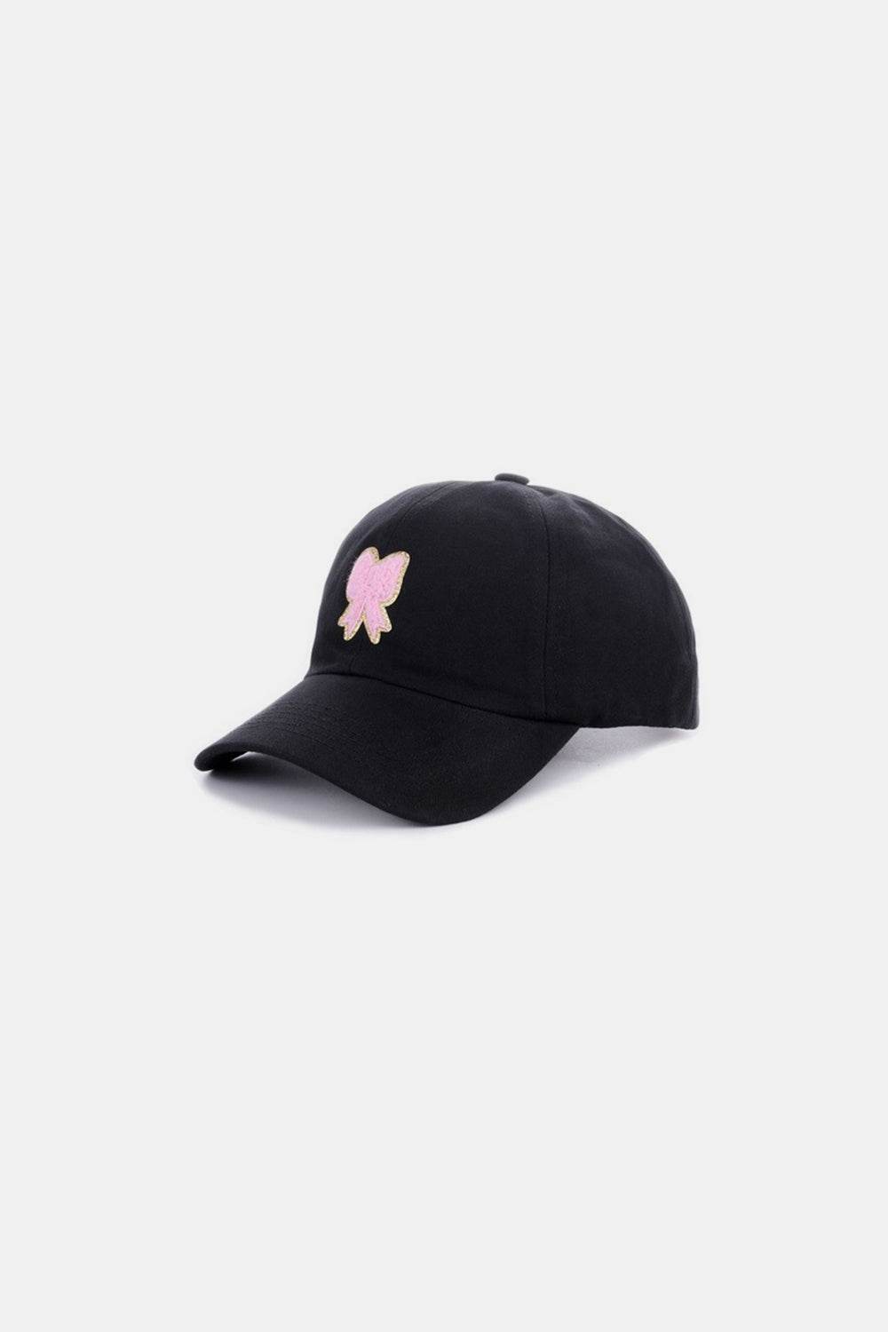 Zenana Ribbon Bow Chenille Patch Baseball Cap - Shop Style & More | Fresh Looks, Everyday Deals & Free Shipping