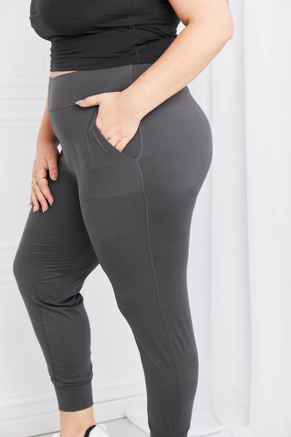 Leggings Depot Full Size Pocketed High Waist Pants - Shop Style & More | Fresh Looks, Everyday Deals & Free Shipping