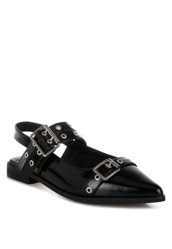Betula Eyelets & Buckle Detail Flats - Shop Style & More | Fresh Looks, Everyday Deals & Free Shipping
