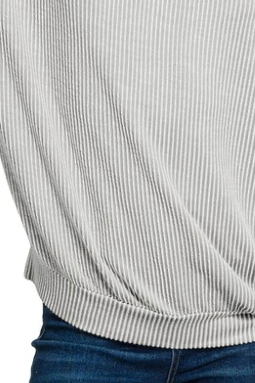 Zenana Corded Rib Short Sleeve T-Shirt - Shop Style & More | Fresh Looks, Everyday Deals & Free Shipping