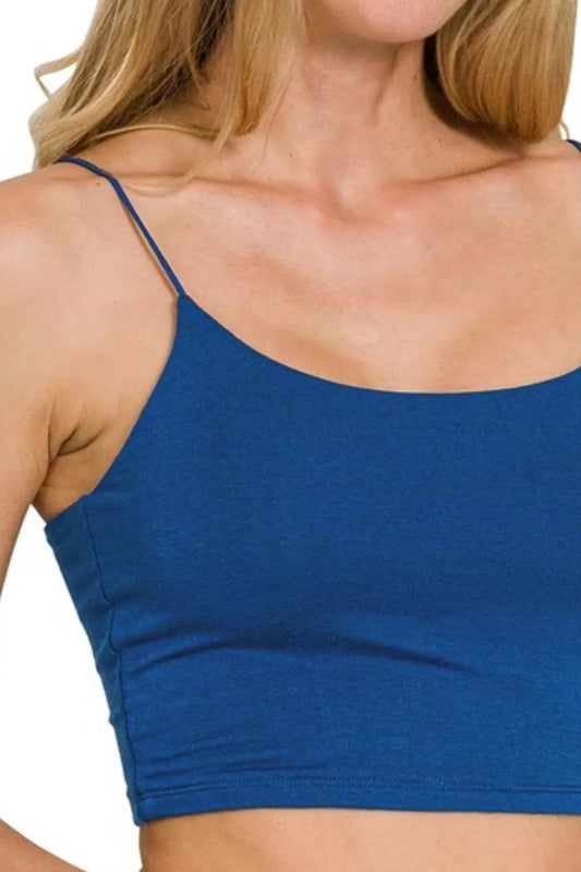 Zenana Double Layered Spaghetti Bra Cami - Shop Style & More | Fresh Looks, Everyday Deals & Free Shipping