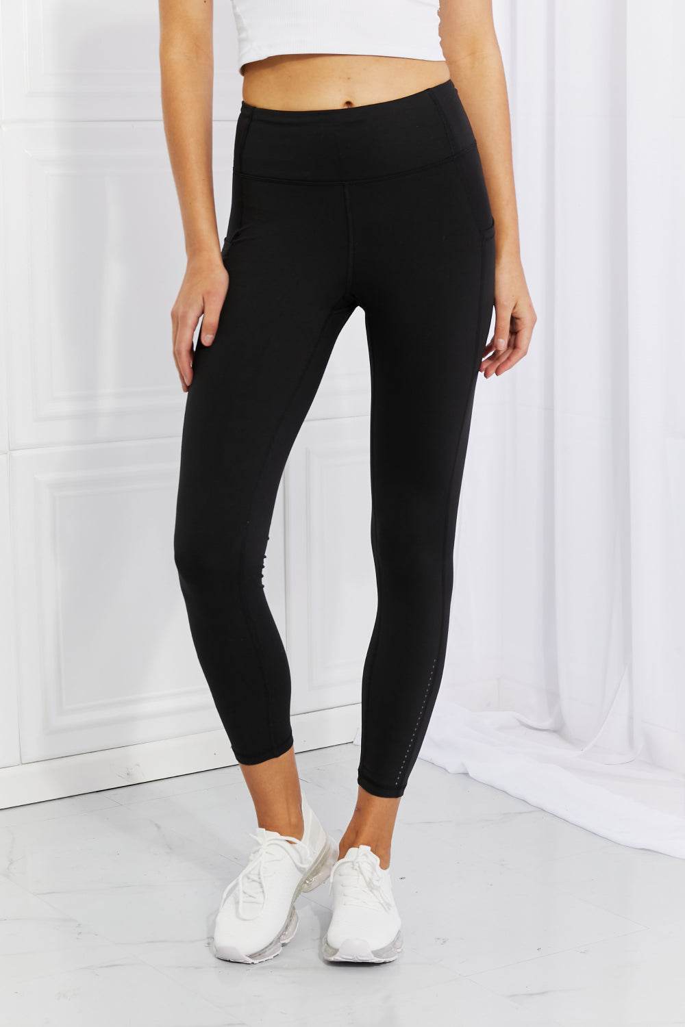 Leggings Depot Full Size Strengthen and Lengthen Reflective Dot Active Leggings - Shop Style & More | Fresh Looks, Everyday Deals & Free Shipping