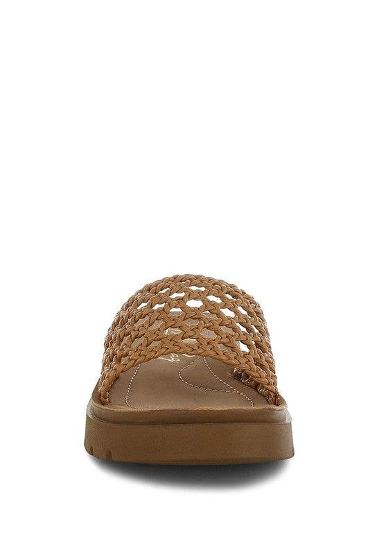 Sayura Woven Slip-On Flatforms - Shop Style & More | Fresh Looks, Everyday Deals & Free Shipping