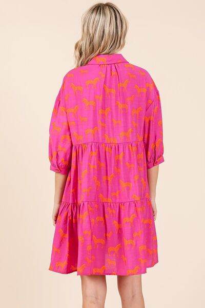 Mittoshop Zebra Print Button Down Shirt Mini Dress - Shop Style & More | Fresh Looks, Everyday Deals & Free Shipping