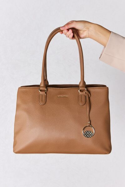 David Jones Structured Leather Handbag Bags