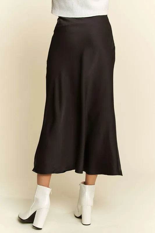 Davi & Dani High Waist Midi Skirt - Shop Style & More | Fresh Looks, Everyday Deals & Free Shipping