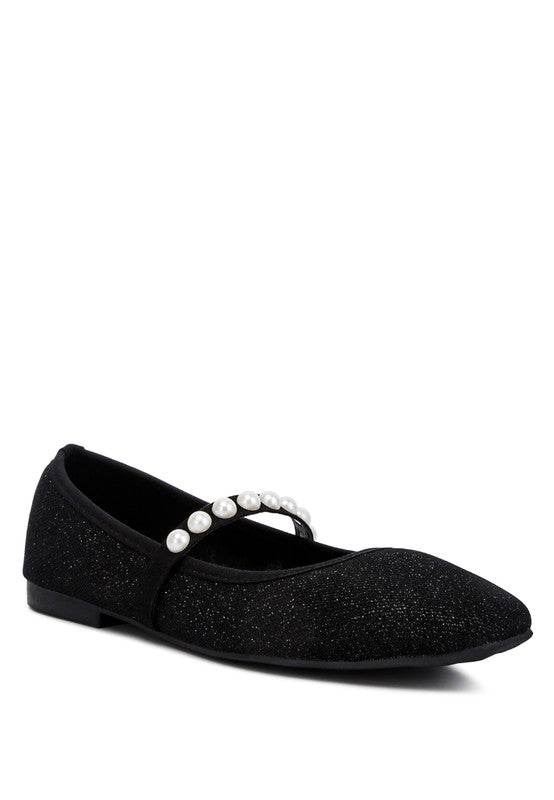 Sassie Pearl Embellished Ballerina Flats - Shop Style & More | Fresh Looks, Everyday Deals & Free Shipping