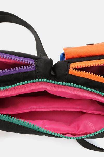 Himawari Removable Strap Nylon Crossbody Bag with EarPods Bag - Shop Style & More | Fresh Looks, Everyday Deals & Free Shipping