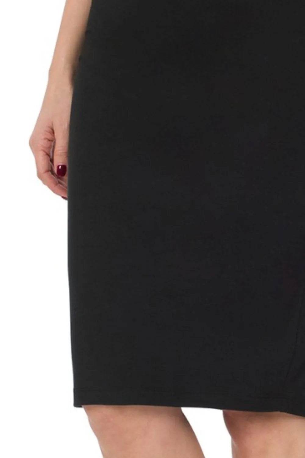 Zenana Premium Cotton Basic Knee Skirt - Shop Style & More | Fresh Looks, Everyday Deals & Free Shipping