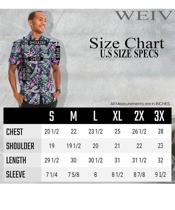 Weiv Hawaiian Print Button Down Shirt - Shop Style & More | Fresh Looks, Everyday Deals & Free Shipping