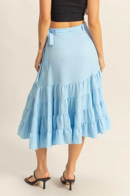 HYFVE Ruffled Tiered High Waist Skirt - Shop Style & More | Fresh Looks, Everyday Deals & Free Shipping