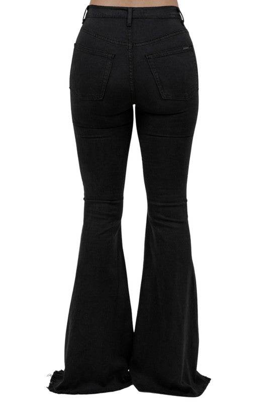 Bell Bottom Jean With Flame/Star Rhinestones - Shop Style & More | Fresh Looks, Everyday Deals & Free Shipping