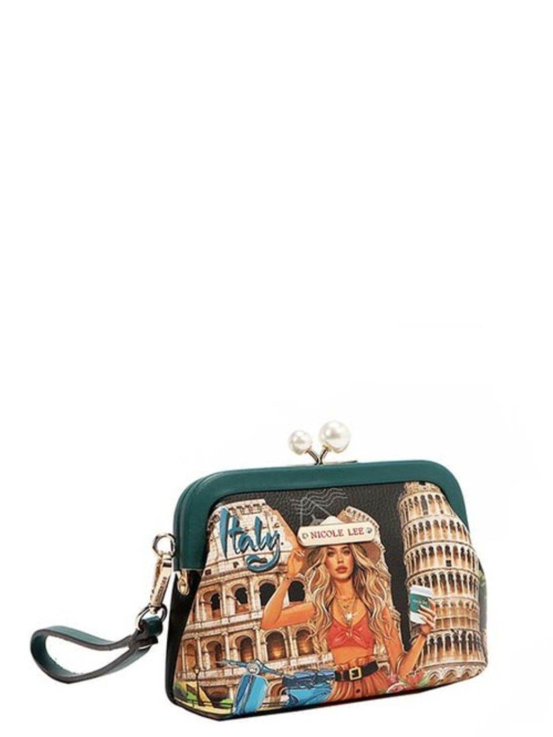 Nicole Lee USA Chelsea Pearl Kiss-Lock Coin Purse - Shop Style & More | Fresh Looks, Everyday Deals & Free Shipping