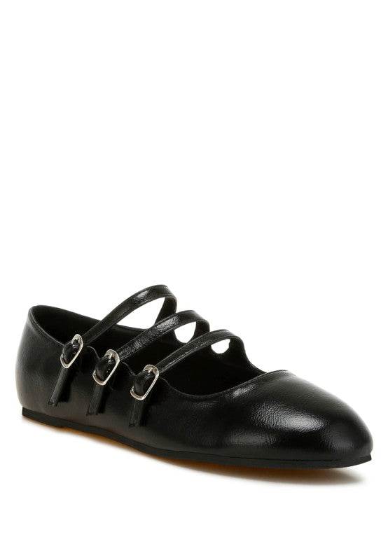 Macarina Triple Strap Mary Jane Ballerinas - Shop Style & More | Fresh Looks, Everyday Deals & Free Shipping