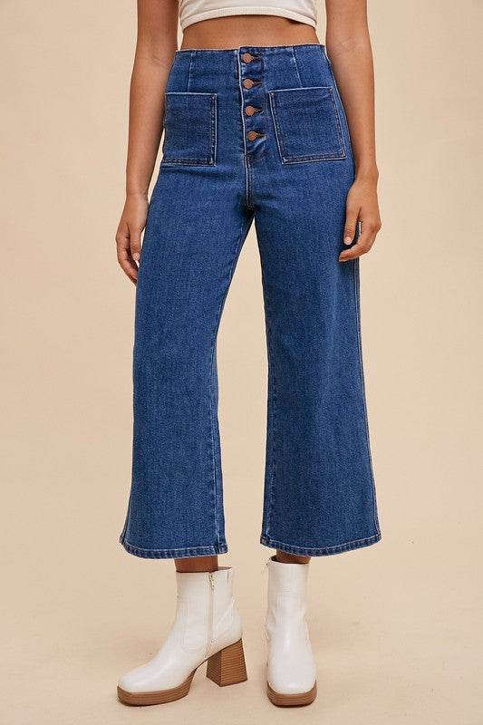 Annie Wear Button Fly High Waist Jeans - Shop Style & More | Fresh Looks, Everyday Deals & Free Shipping