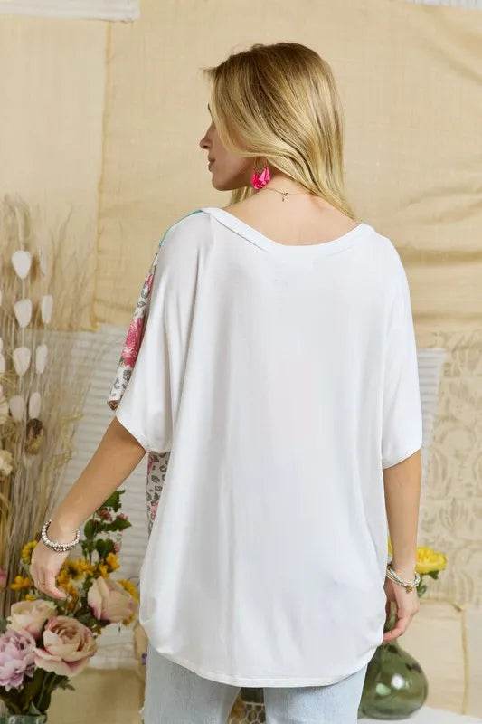 ADORA Colorblock Casual Knit Tunic Top - Shop Style & More | Fresh Looks, Everyday Deals & Free Shipping