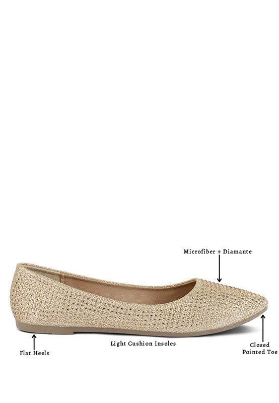 Denki Studded Ballerina Flats - Shop Style & More | Fresh Looks, Everyday Deals & Free Shipping