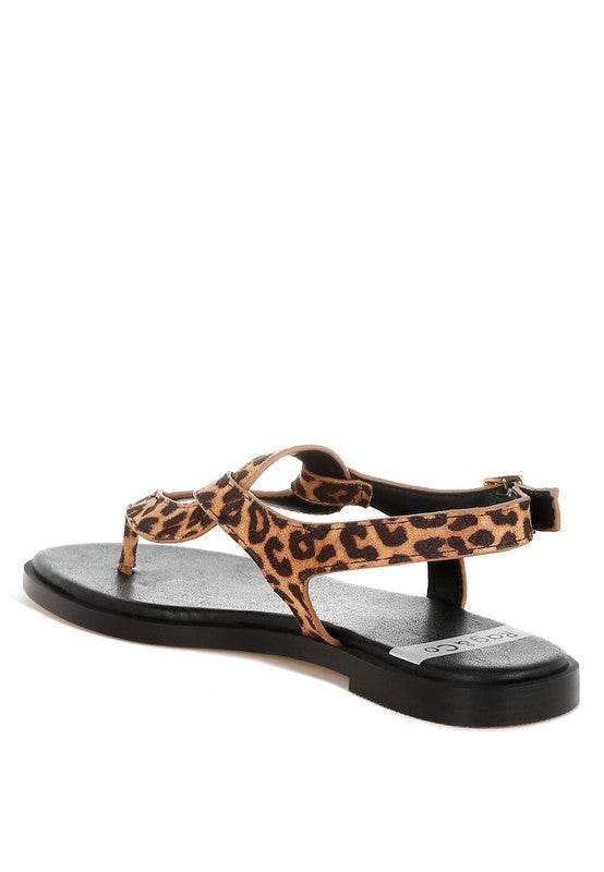 Venusa Leopard Print Buckled Flats - Shop Style & More | Fresh Looks, Everyday Deals & Free Shipping