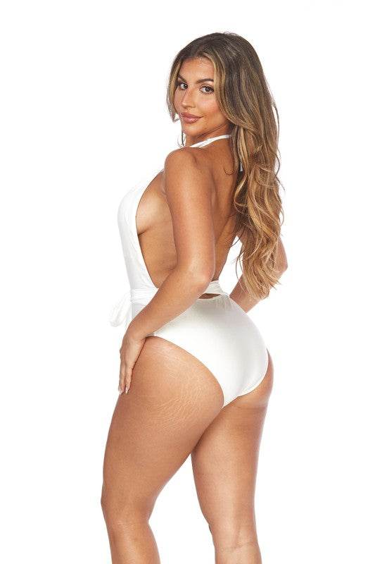 ONE PIECE CRISCROSS HALTER NECKLINE WITH WAIST WRA - Shop Style & More | Fresh Looks, Everyday Deals & Free Shipping
