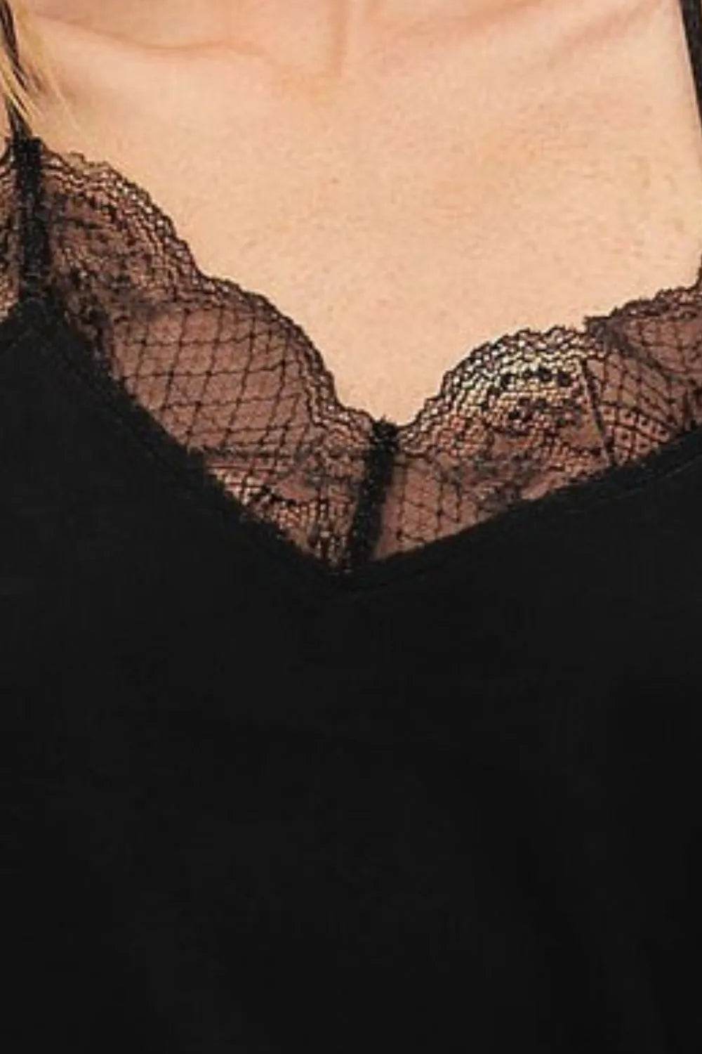 BiBi Lace Cami Solid Tank Top - Shop Style & More | Fresh Looks, Everyday Deals & Free Shipping