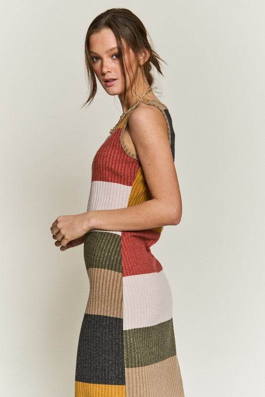 COLOR BLOCK CASUSAL DRESS - Shop Style & More | Fresh Looks, Everyday Deals & Free Shipping