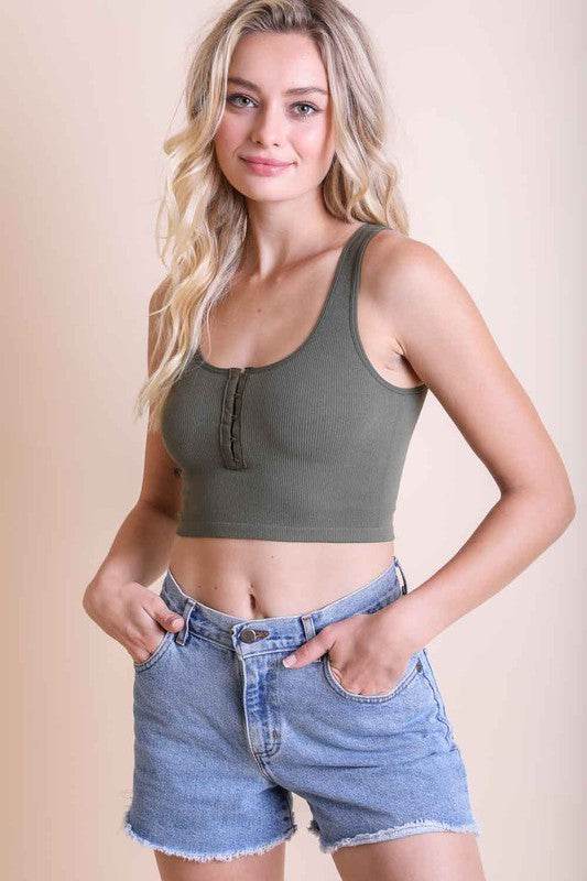 Ribbed Hook Eye Brami - Shop Style & More | Fresh Looks, Everyday Deals & Free Shipping