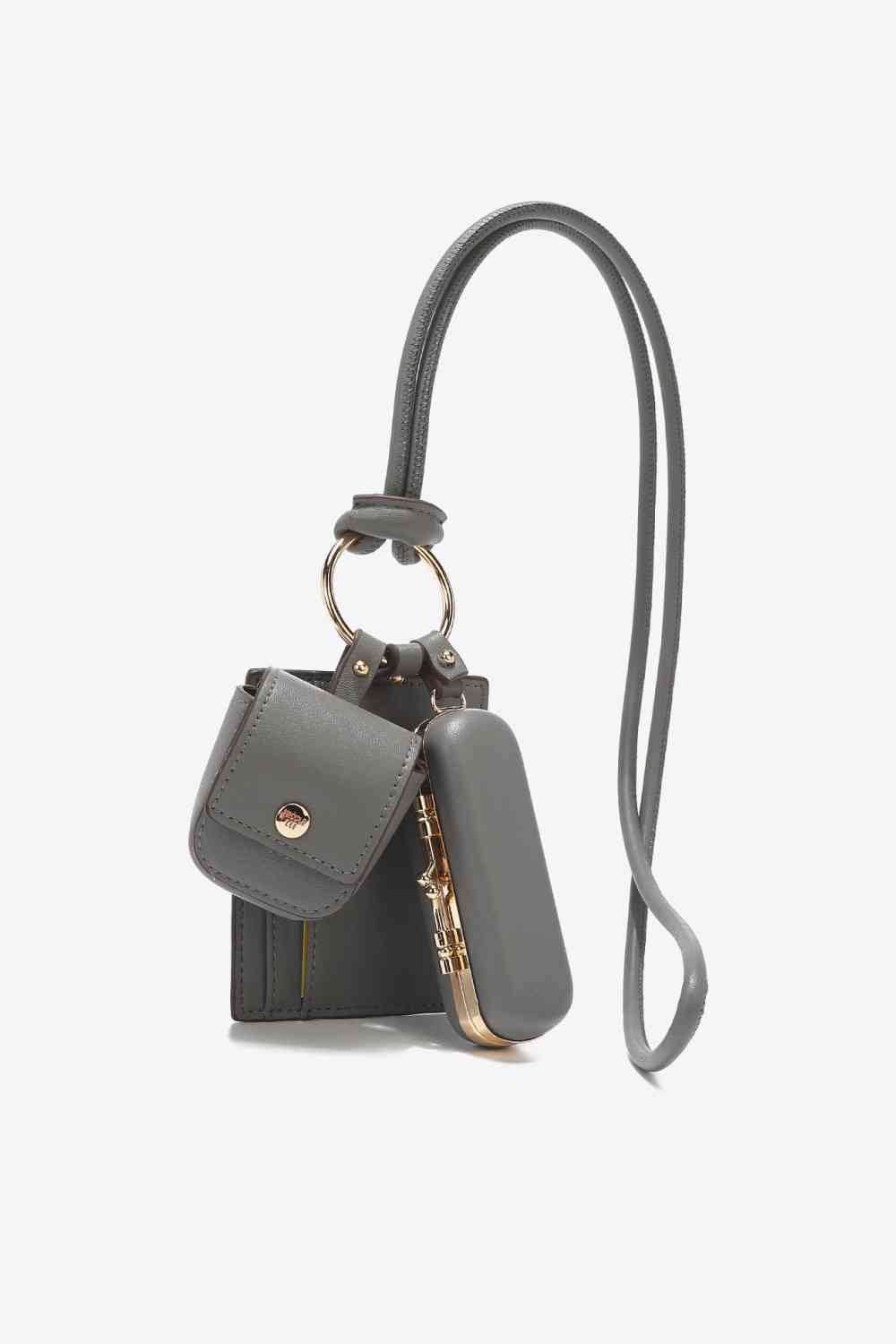 Nicole Lee USA Vegan Leather 3-Piece Lanyard Set - Shop Style & More | Fresh Looks, Everyday Deals & Free Shipping