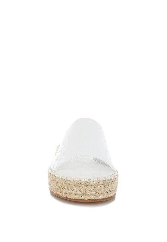 Scalar Genuine Soft Leather Espadrille Flatforms - Shop Style & More | Fresh Looks, Everyday Deals & Free Shipping