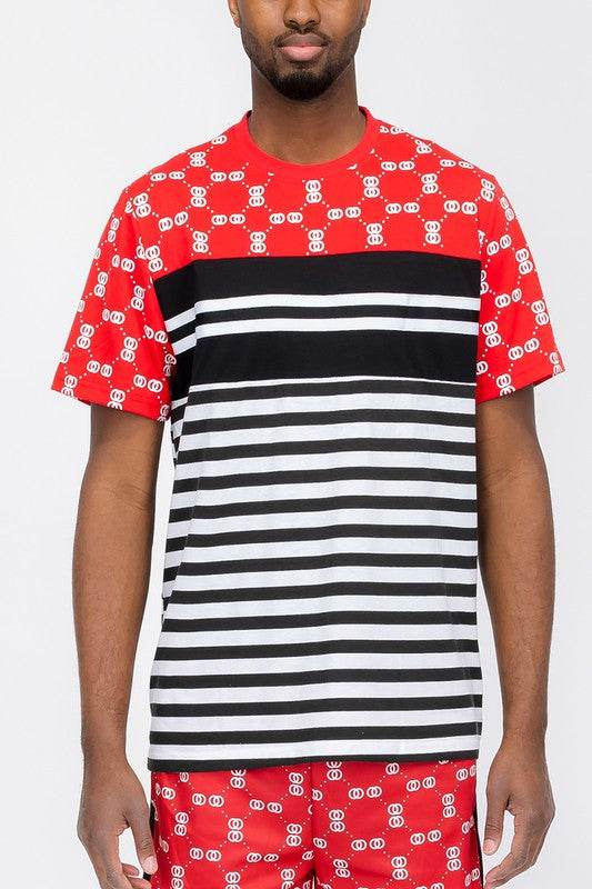 CHAIN LINK PRINT SHORT SLEEVE TSHIRT - Shop Style & More | Fresh Looks, Everyday Deals & Free Shipping