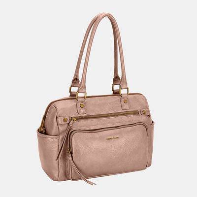 David Jones Zipper PU Leather Handbag - Shop Style & More | Fresh Looks, Everyday Deals & Free Shipping