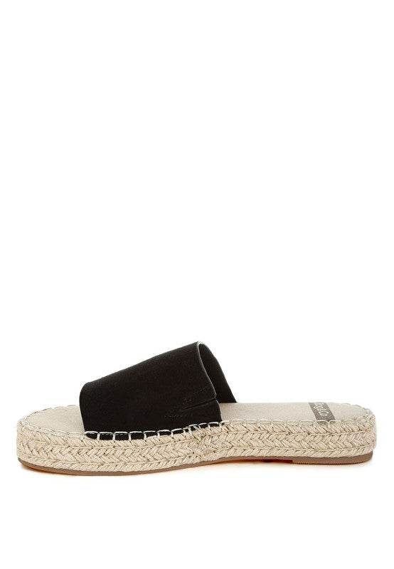 Huntra Real Soft Leather Espadrille Flatforms - Shop Style & More | Fresh Looks, Everyday Deals & Free Shipping