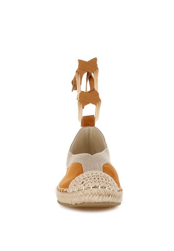Yalva Microfiber Detachable Lace Espadrilles - Shop Style & More | Fresh Looks, Everyday Deals & Free Shipping