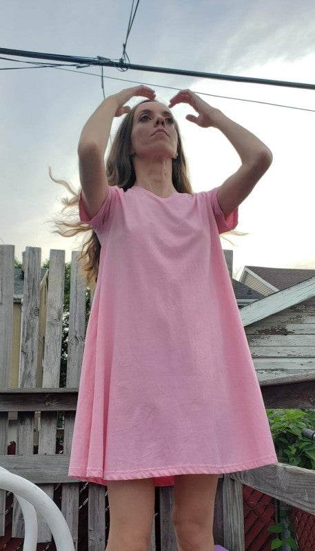 Jersey Dress white with Pockets - Shop Style & More | Fresh Looks, Everyday Deals & Free Shipping
