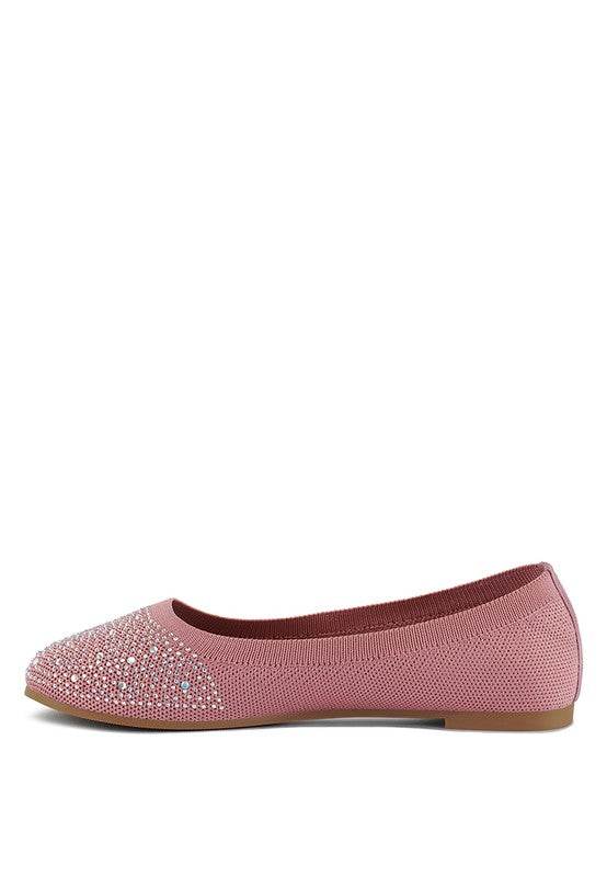 Splash Rhinestones Embellished Ballet Flats - Shop Style & More | Fresh Looks, Everyday Deals & Free Shipping