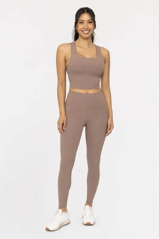 MONO B Soft Ribbed High Waisted Leggings - Shop Style & More | Fresh Looks, Everyday Deals & Free Shipping