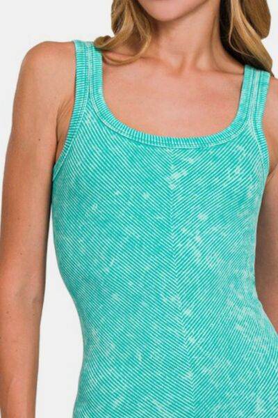 Zenana Ribbed Scoop Neck Tank - Shop Style & More | Fresh Looks, Everyday Deals & Free Shipping