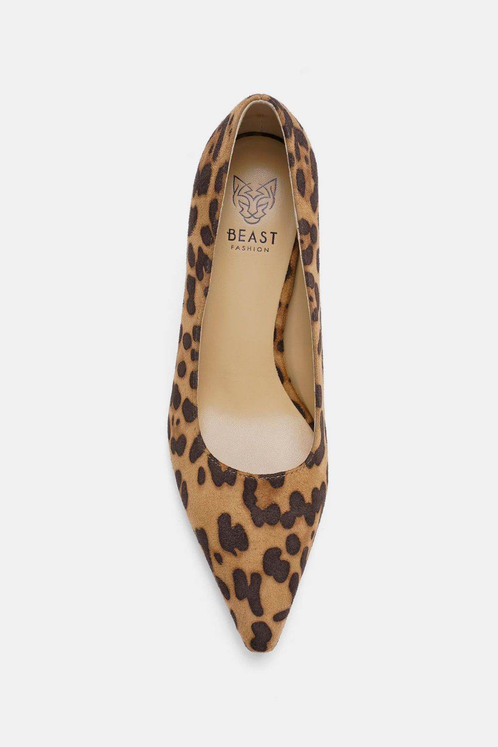 Beast Fashion Faux Suede Leopard Point Toe Pumps - Shop Style & More | Fresh Looks, Everyday Deals & Free Shipping