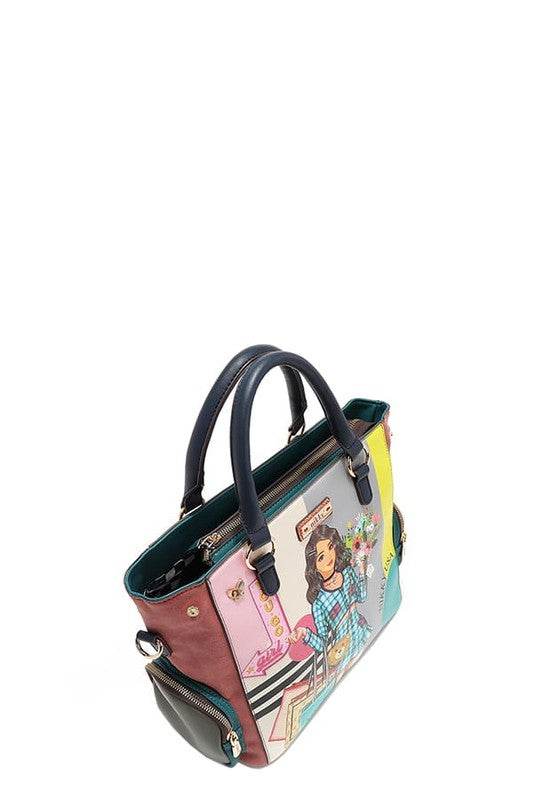 Nicole Lee USA Eco-Leather Handbag with Side Pockets - Shop Style & More | Fresh Looks, Everyday Deals & Free Shipping