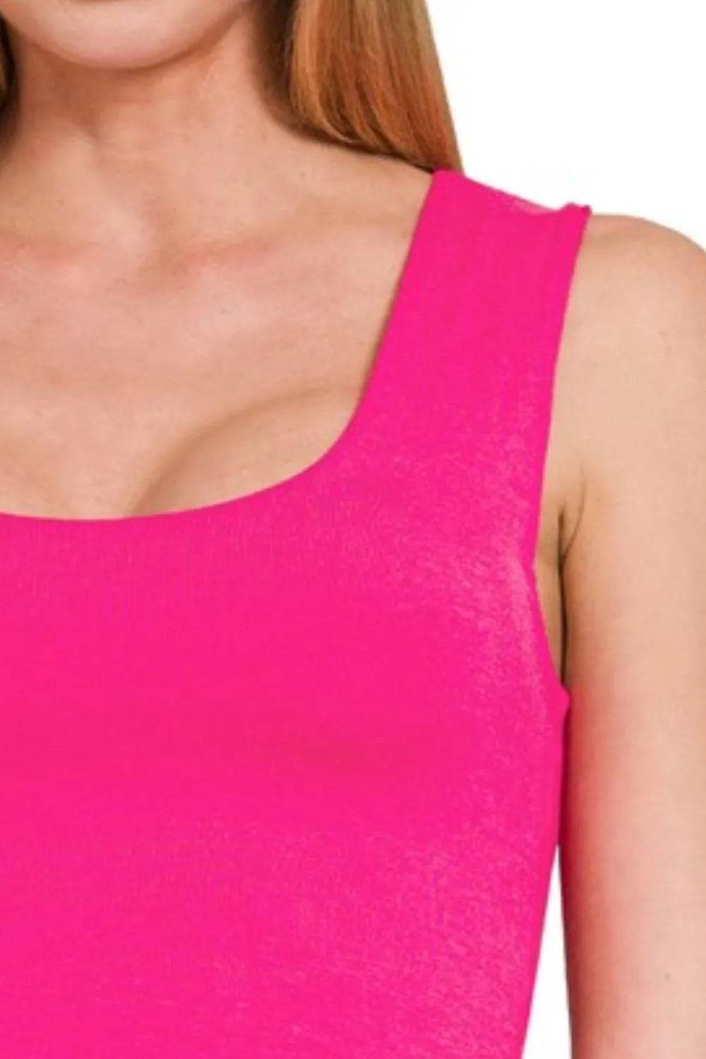 Zenana Double Layered Cropped Tank Top - Shop Style & More | Fresh Looks, Everyday Deals & Free Shipping