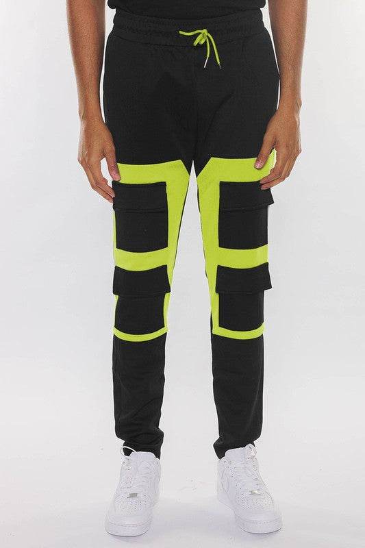 COLOR BLOCK CARGO TRACK PANT - Shop Style & More | Fresh Looks, Everyday Deals & Free Shipping