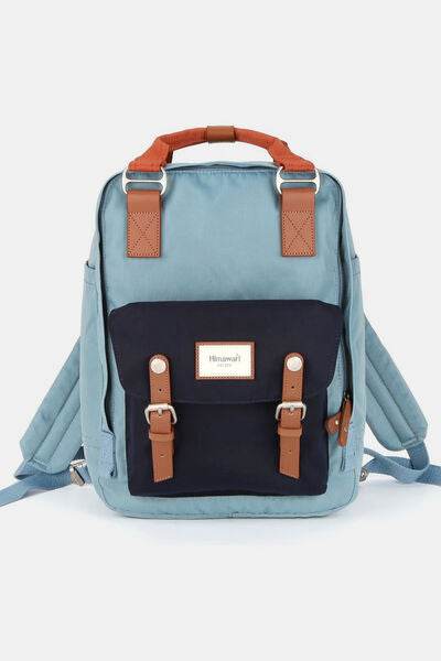 Himawari Contrast Waterproof Nylon Backpack Bag - Shop Style & More | Fresh Looks, Everyday Deals & Free Shipping