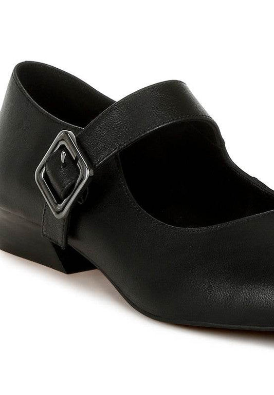 Vernis Genuine Leather Mary Jane Sandals - Shop Style & More | Fresh Looks, Everyday Deals & Free Shipping