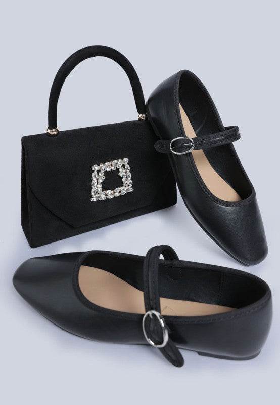 Iker Classic Denim Pin Buckle Ballerinas - Shop Style & More | Fresh Looks, Everyday Deals & Free Shipping