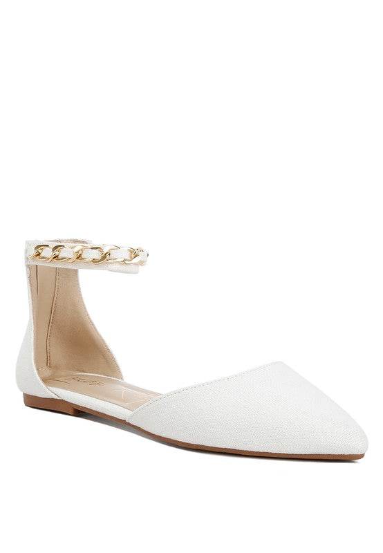 Buqisi Chain Embellished Flat Sandals - Shop Style & More | Fresh Looks, Everyday Deals & Free Shipping