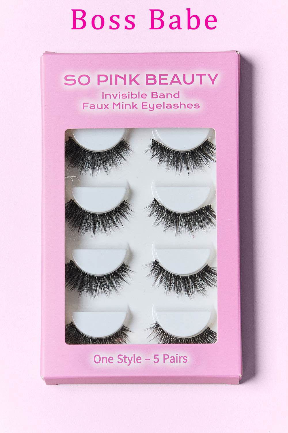 SO PINK BEAUTY Faux Mink Eyelashes 5 Pairs - Shop Style & More | Fresh Looks, Everyday Deals & Free Shipping