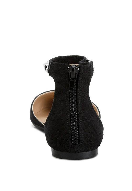 Buqisi Chain Embellished Flat Sandals - Shop Style & More | Fresh Looks, Everyday Deals & Free Shipping