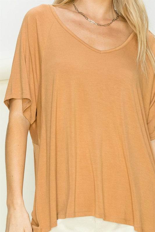 At Rest Oversized Short Sleeve Top - Shop Style & More | Fresh Looks, Everyday Deals & Free Shipping