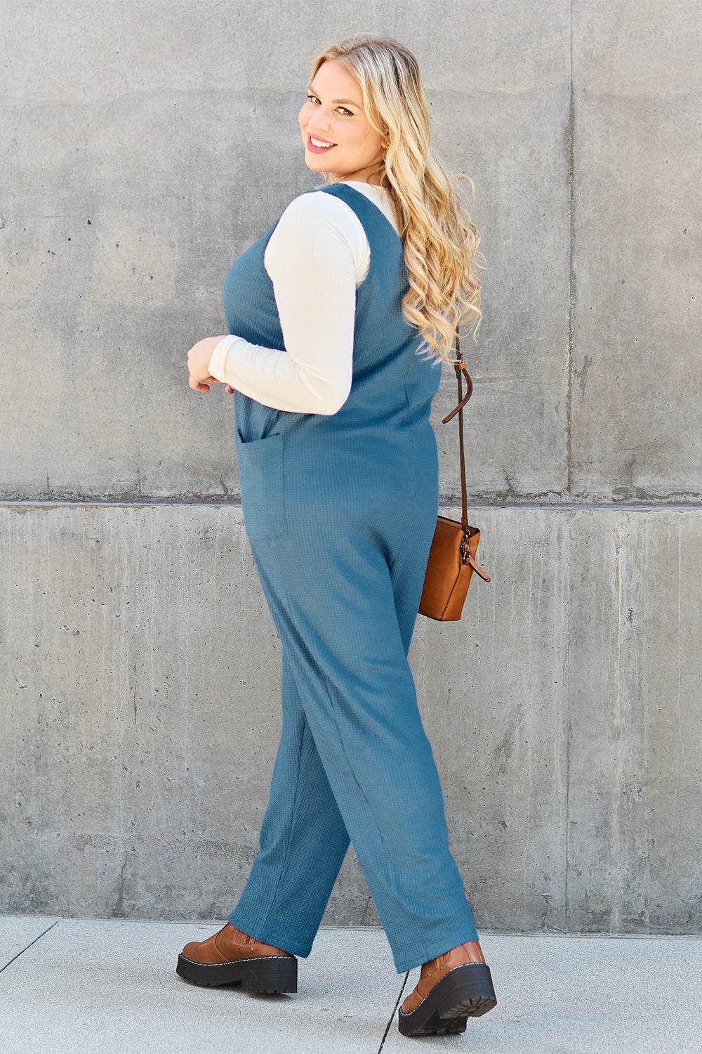Double Take Full Size Sleeveless Straight Jumpsuit - Shop Style & More | Fresh Looks, Everyday Deals & Free Shipping